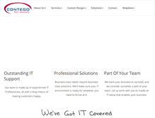 Tablet Screenshot of contegotech.ca